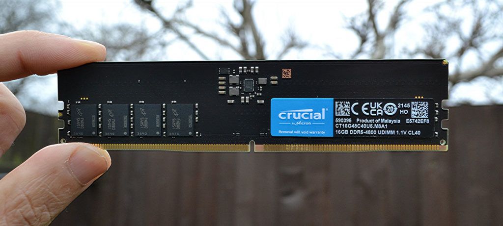 Обзор Crucial DDR5-4800 32GB (CT2K16G48C40U5)
