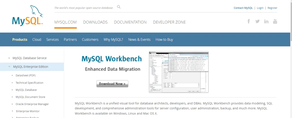 Список лучших альтернатив MySQL Workbench