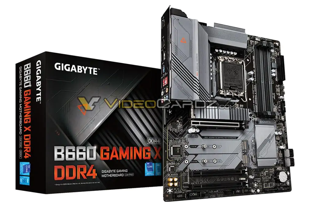 VideoCardz недавно опубликовал изображения материнской платы Gigabyte B660 с поддержкой DDR4