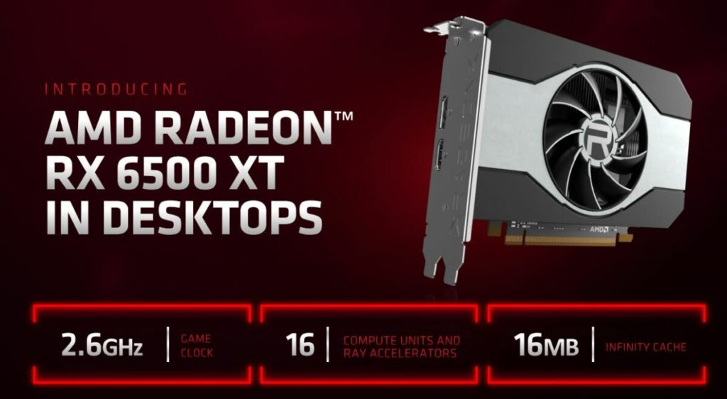 AMD выпускает видеокарту Radeon RX 6500 XT за 199 долларов — дешевле RDNA 2