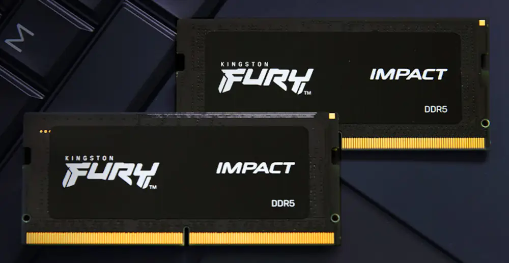 Kingston выпускает память Fury Impact DDR5 SODIMM