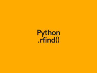 Python. Поиск с помощью метода rfind()