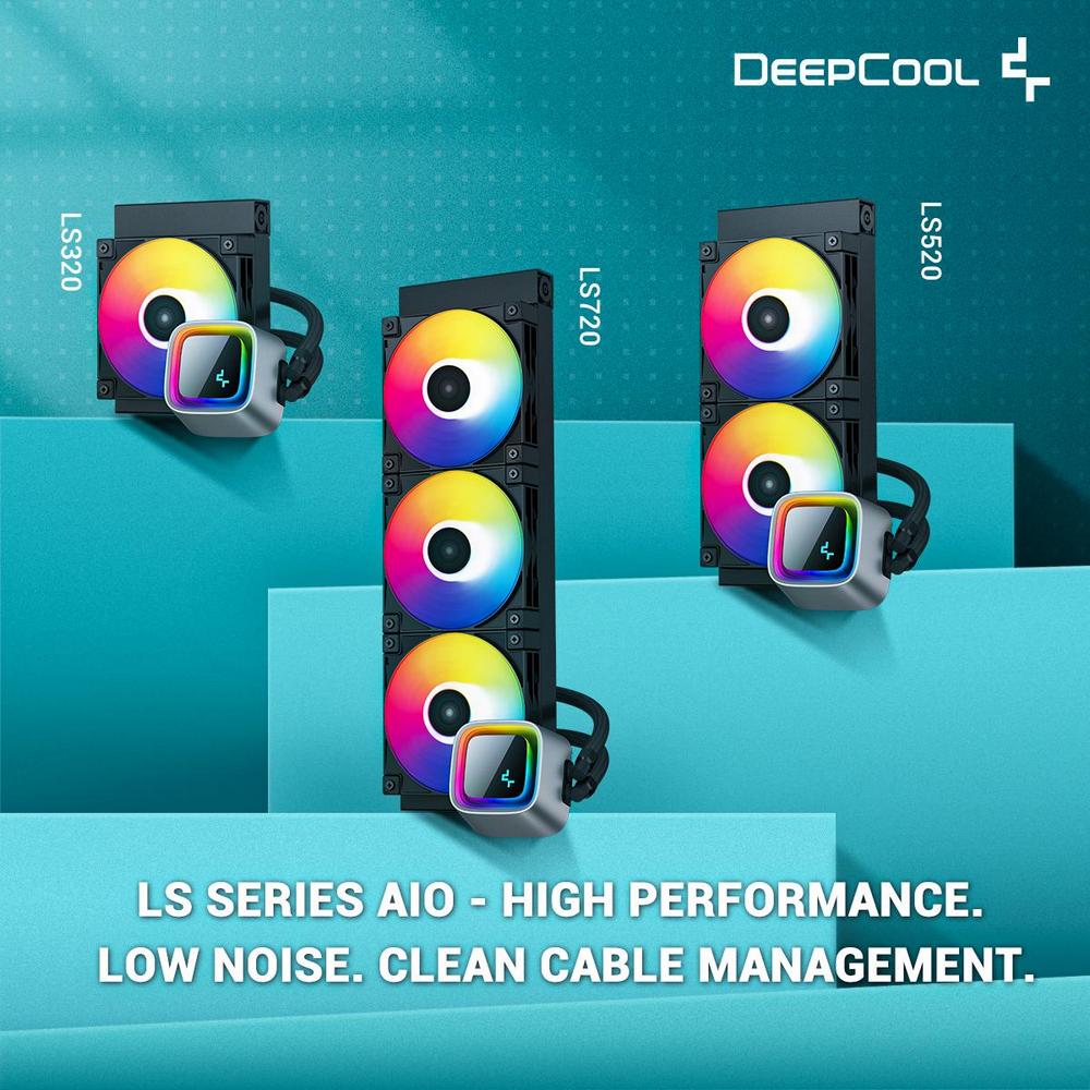 DeepCool выпускает роскошные жидкостные кулеры AIO серии LS