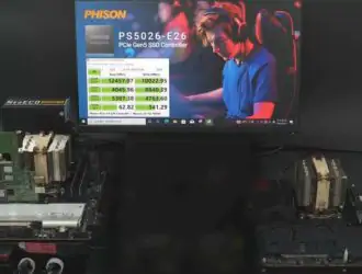 Контроллер твердотельных накопителей Phison PCIe 5 разбивает 12 ГБ/с на неизданной мобильной платформе AMD X670