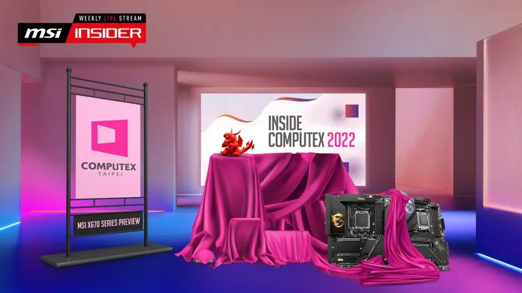 MSI представляет линейку интересных продуктов на Computex 2022