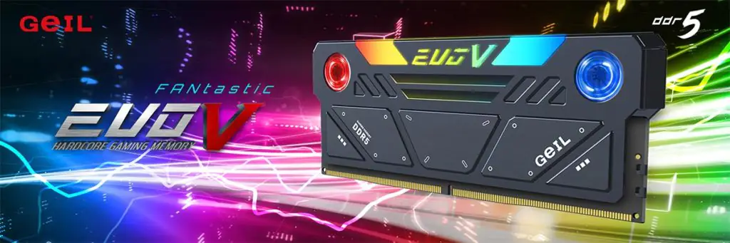 Память Geil Hardcore Gaming DDR5 добавляет пару крошечных вентиляторов, почему бы и нет?