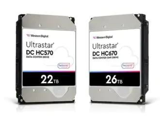 Western Digital обращается к облаку с жесткими дисками CMR емкостью 22 ТБ и SMR емкостью 26 ТБ