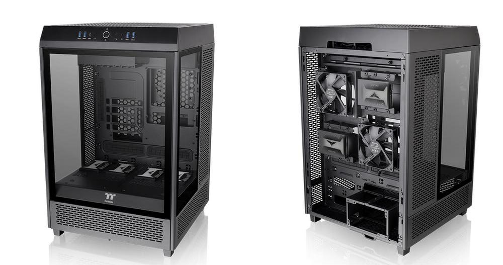 Корпус Thermaltake The Tower 500 создан для вертикального воздушного потока