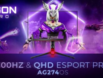 Монитор Agon Pro AG274QS от AOC рекламирует разрешение QHD и частоту обновления 300 Гц