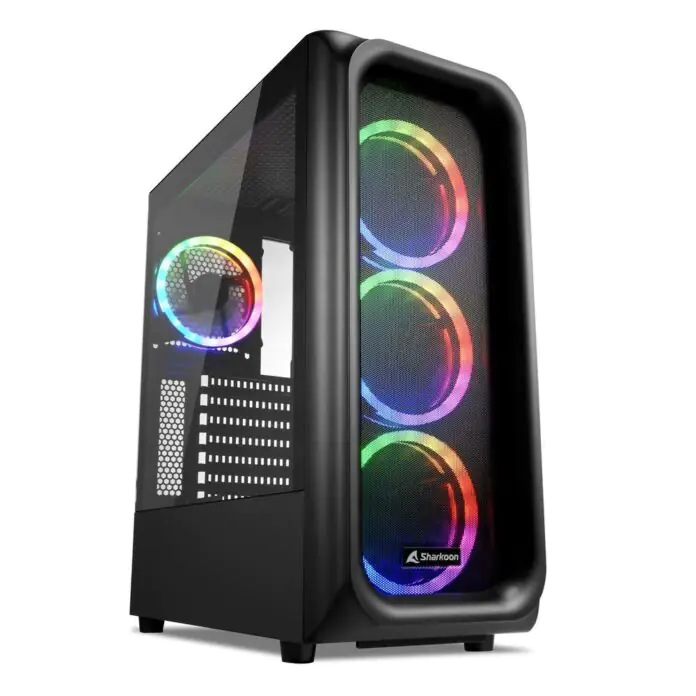 Sharkoon выпускает шасси TK5M RGB стоимостью 69 евро, ориентированное на воздушный поток