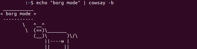 Как использовать команду cowsay Linux