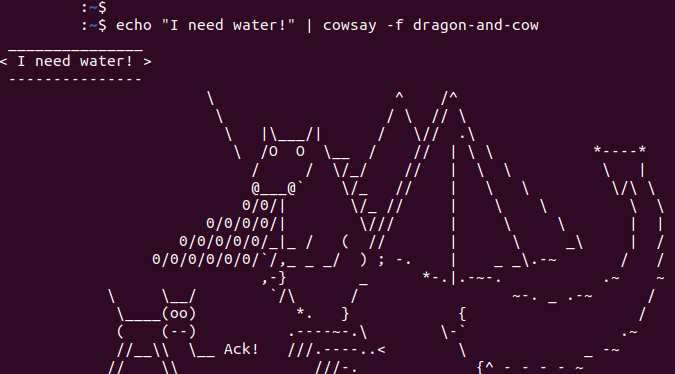 Как использовать команду cowsay Linux