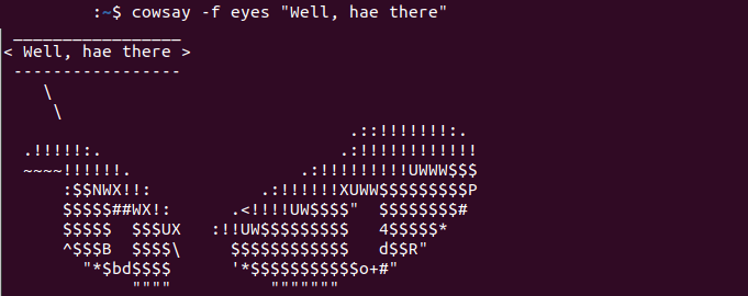 Как использовать команду cowsay Linux