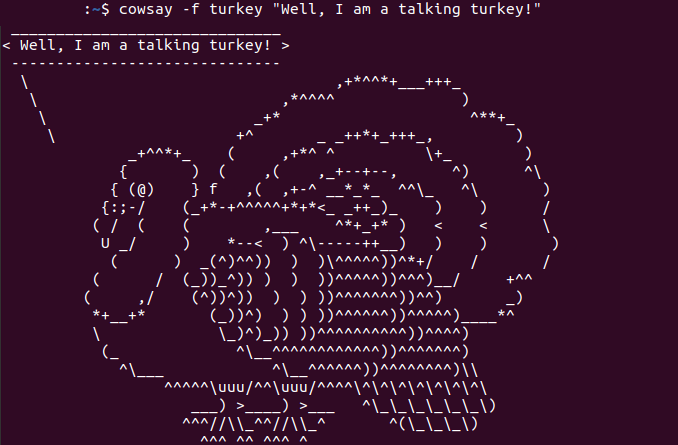 Как использовать команду cowsay Linux