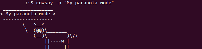 Как использовать команду cowsay Linux