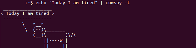 Как использовать команду cowsay Linux