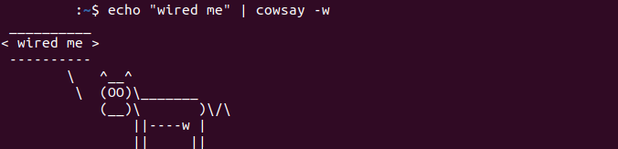 Как использовать команду cowsay Linux