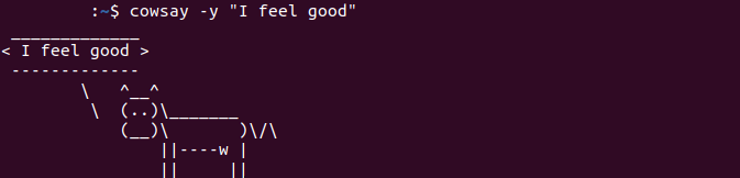 Как использовать команду cowsay Linux