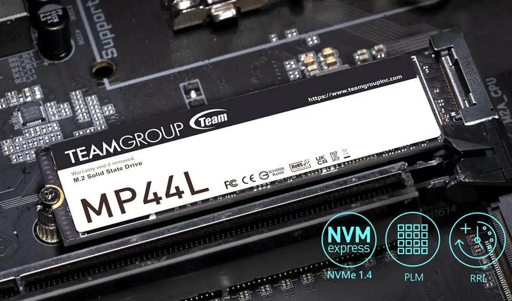 TeamGroup выпускает твердотельный накопитель MP44L M.2 PCIe Gen 4 с графеновым теплоотводом