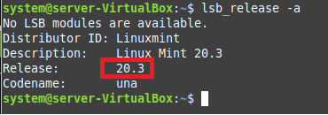 Какую версию Linux Mint я использую?