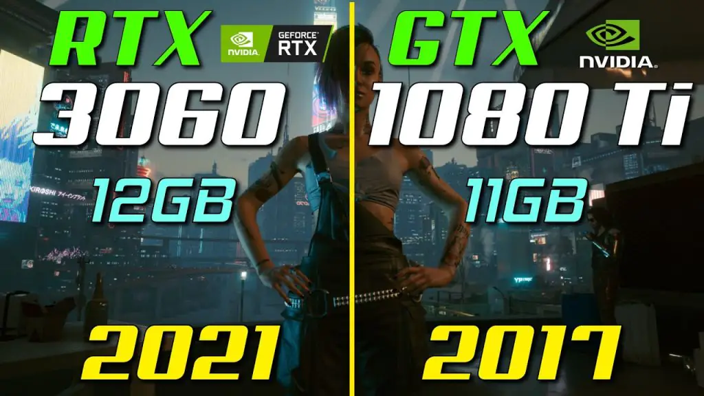 Rtx 3060 ti vs Gtx 1080 ti, сравнение видеокарт