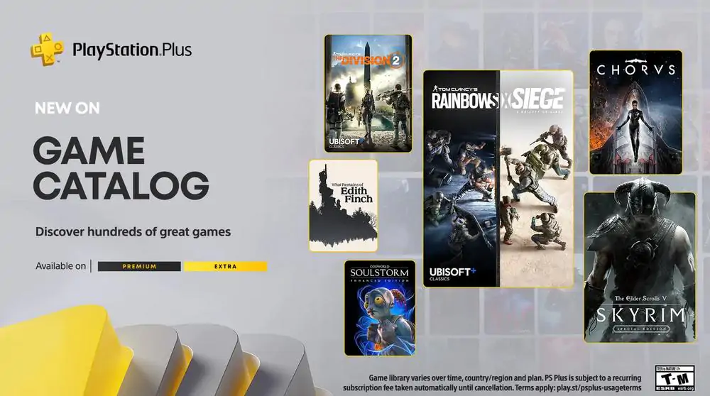 Skyrim, Kingdom Hearts и Rainbow Six Осада присоединятся к Sony PlayStation Plus в этом месяце