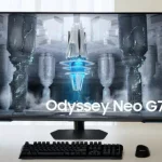 Odyssey Neo G7 — это первый плоский мини-светодиодный дисплей Samsung, и он огромен