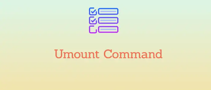 Команда umount в Linux