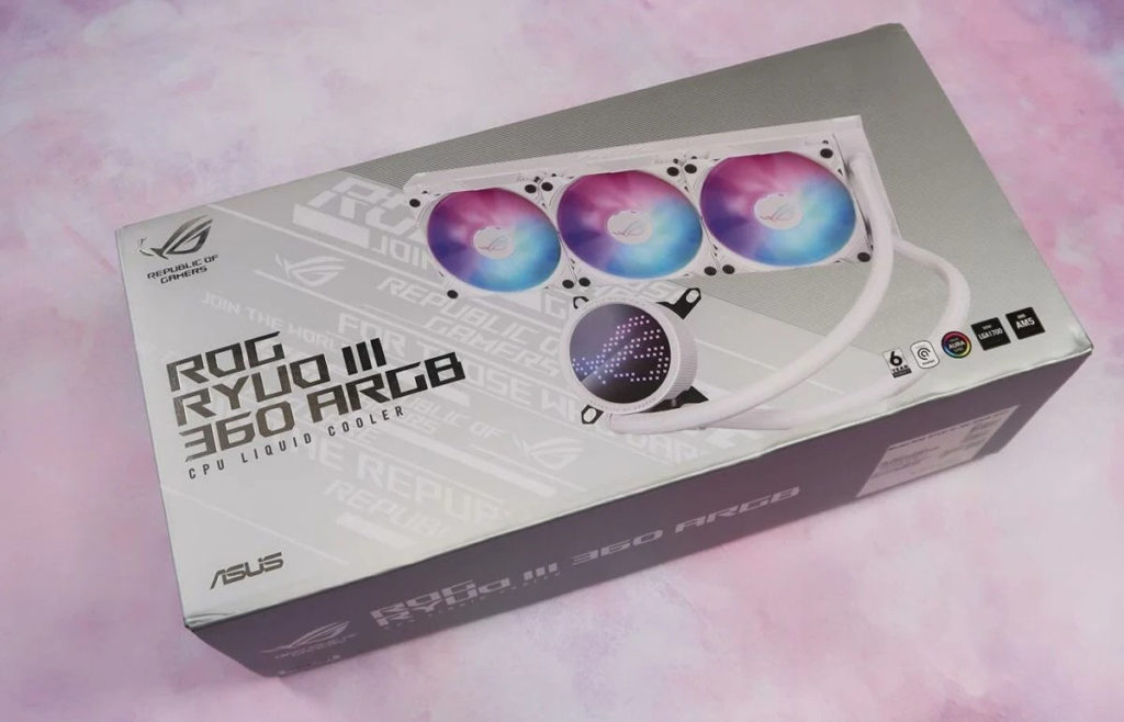 Обзор процессорного кулера Asus ROG Ryuo III 360 ARGB White Edition: везде матрица