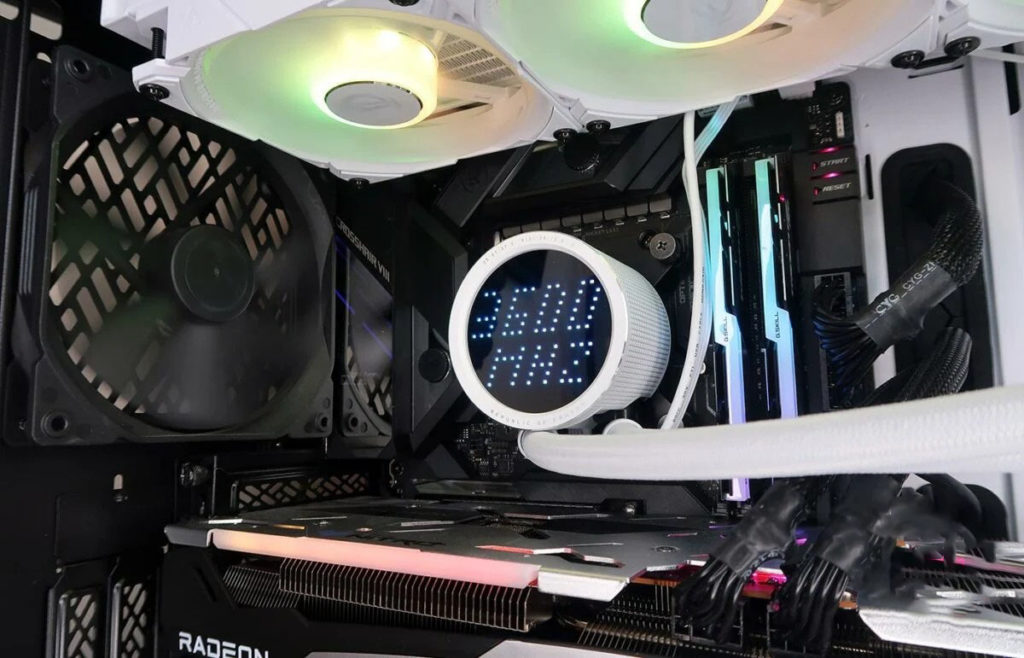 Обзор процессорного кулера Asus ROG Ryuo III 360 ARGB White Edition: везде матрица