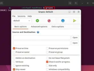 Как сделать резервную копию системы Ubuntu с помощью grsync
