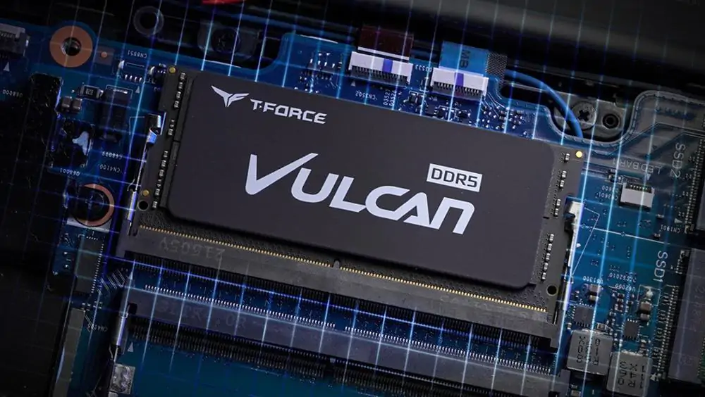 TeamGroup выпускает память T-Force Vulcan DDR5 для игровых ноутбуков емкостью до 64 ГБ