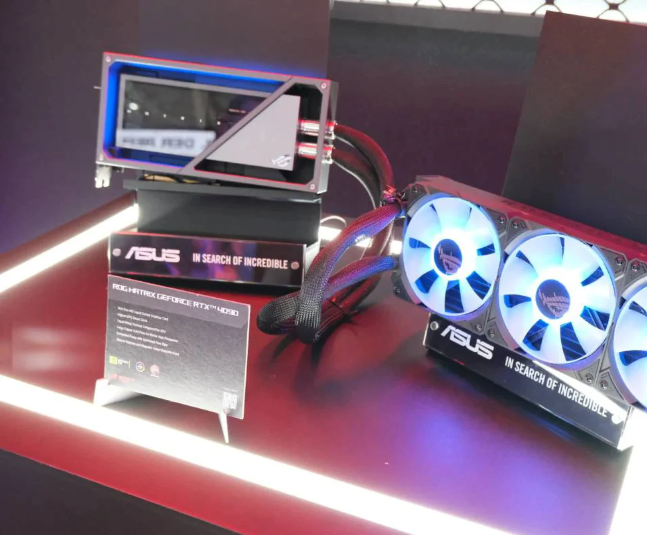 Asus представляет ограниченную серию ROG Matrix GeForce RTX 4090 с толстым 360-мм радиатором