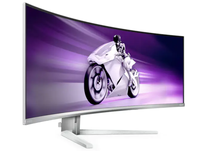 Это 49-дюймовый OLED-монитор Philips Evnia SuperWide с частотой 240 Гц