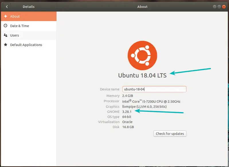 Как проверить сведения о версии Ubuntu и другую системную информацию