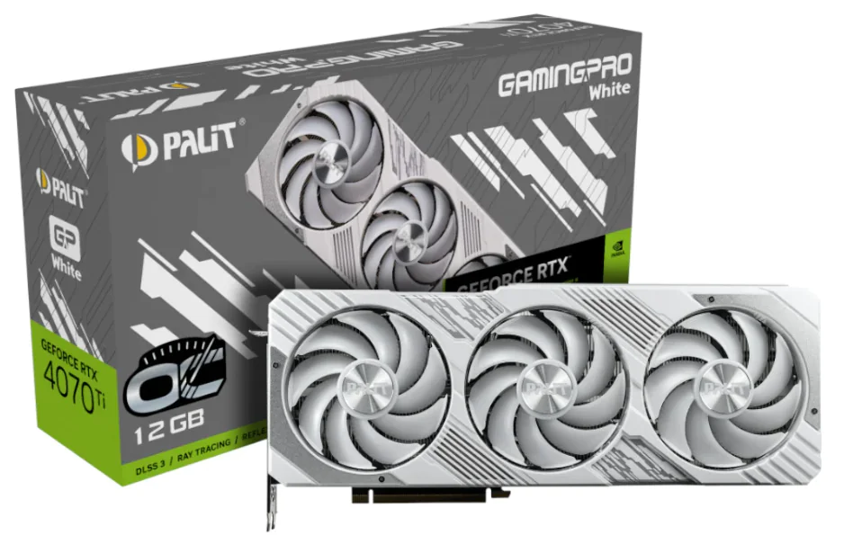 Palit отмечает 35-летие выпуском лимитированной серии GeForce RTX 4070 Ti GamingPro White OC