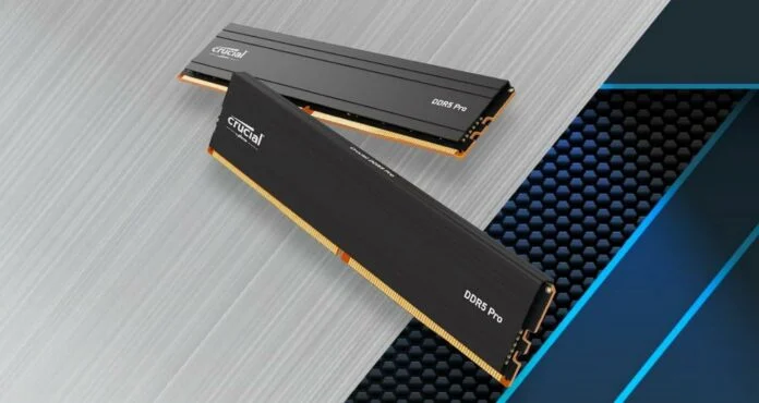 Супер-гладкий комплект памяти DDR5 Pro от Crucial емкостью 48 ГБ будет работать со скоростью 6000 млн операций в секунду при напряжении 1,1 В