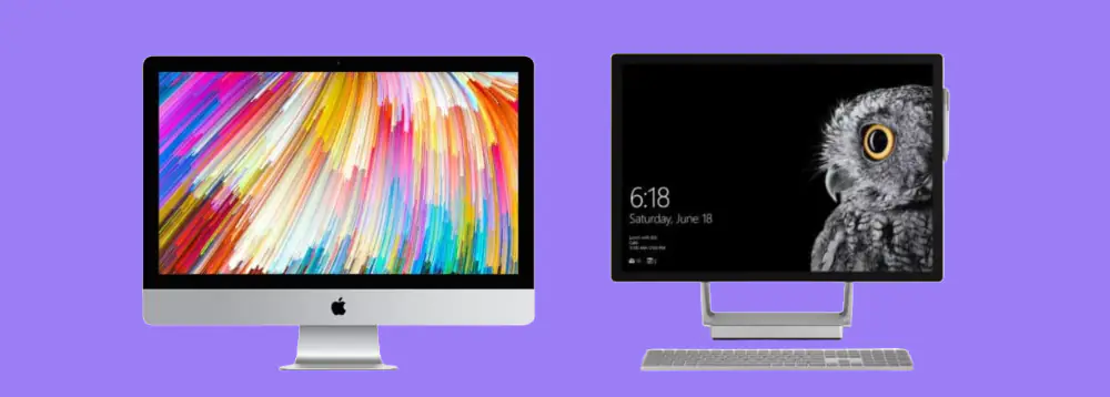 Microsoft Surface Studio 2 против Apple iMac