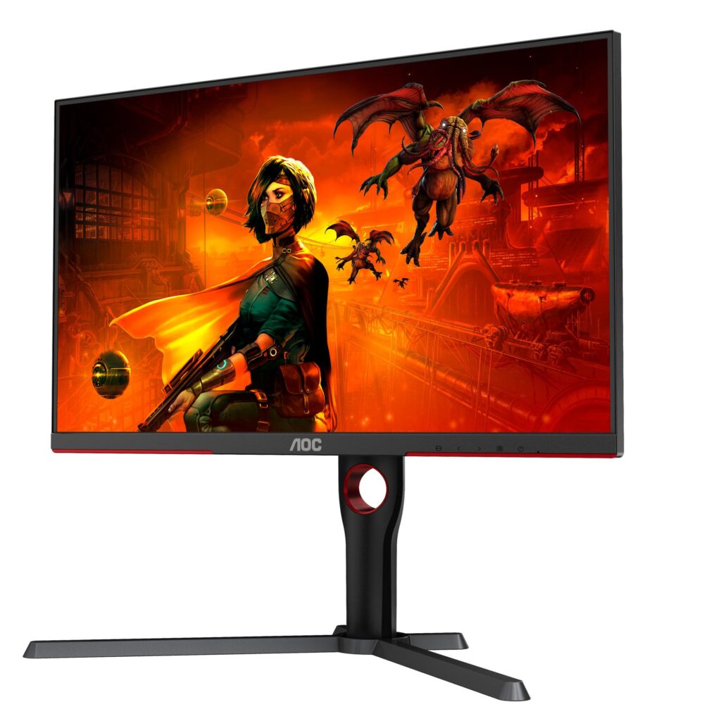 AOC U27G3X/BK AOC представляет два стильных игровых монитора 4K с высокой частотой обновления