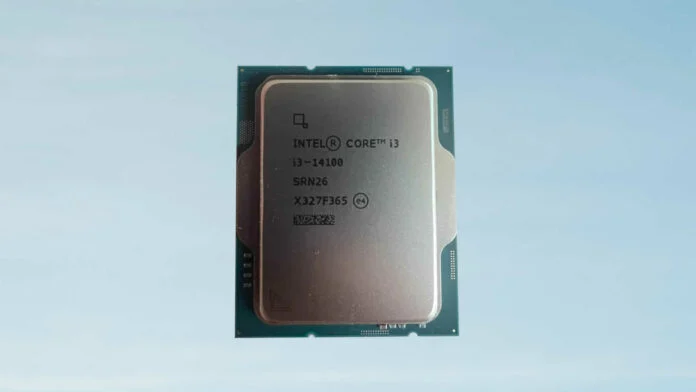 Образец процессора Intel Core i3-14100 уже поступил в продажу