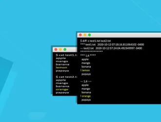 Примеры команд diff в Linux
