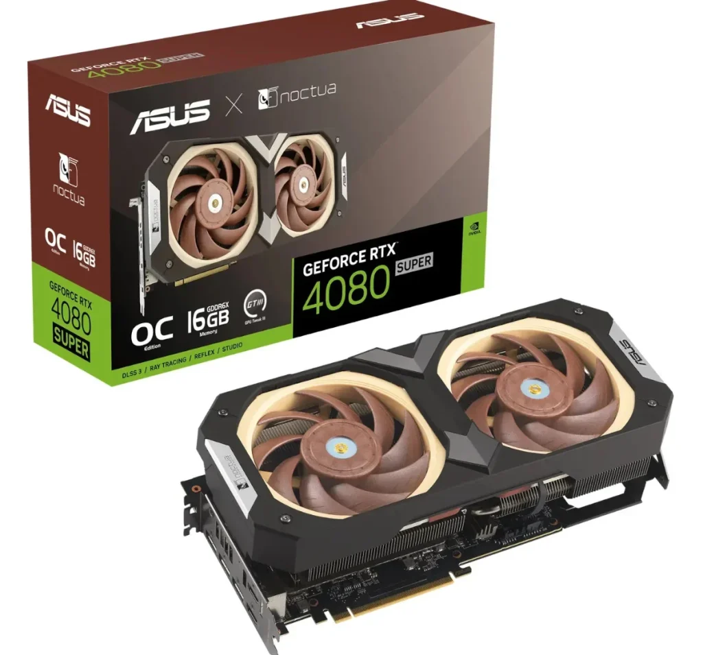 Asus и Noctua заблокировали GeForce RTX 4080 Super