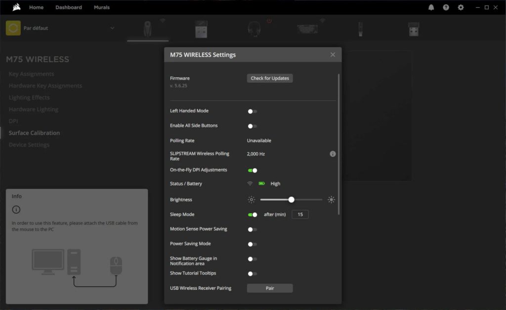 Обзор Corsair M75 Wireless: надежная игровая мышь для левши