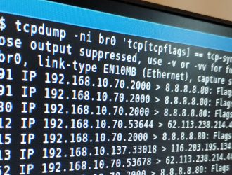 Рис. 1: Показаны доступные интерфейсы с использованием tcpdump