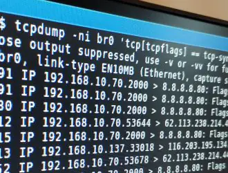 Рис. 1: Показаны доступные интерфейсы с использованием tcpdump