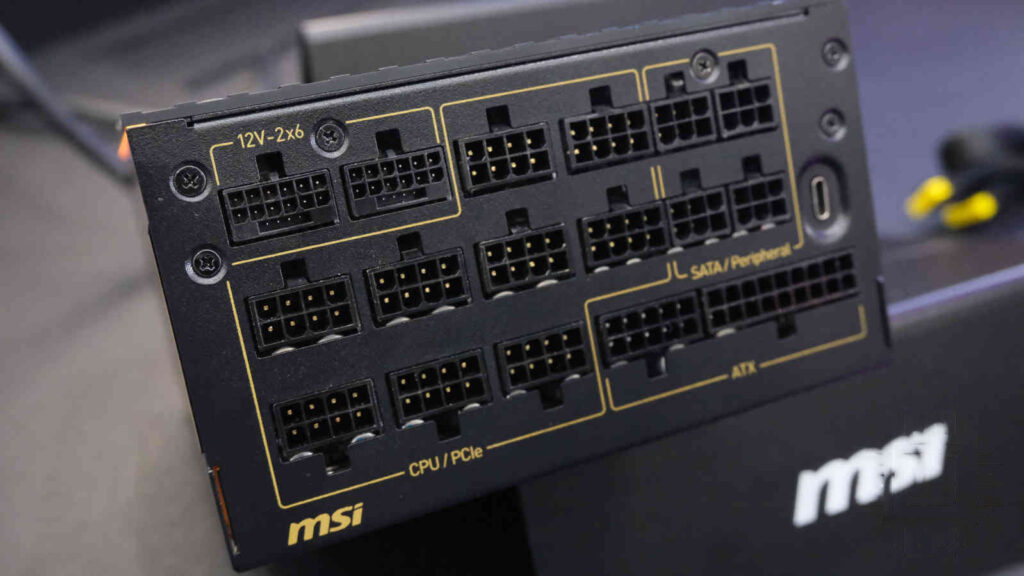 Новый блок питания MSI очаровывает прикосновением Midas