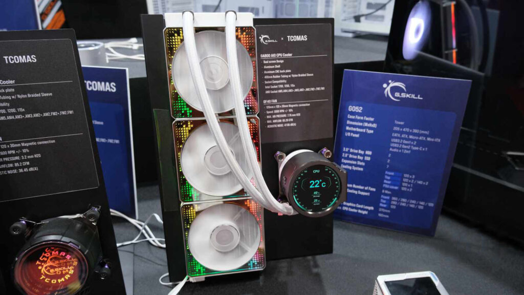Новый кулер AIO размером 360 мм с ЖК-дисплеем от G.Skill