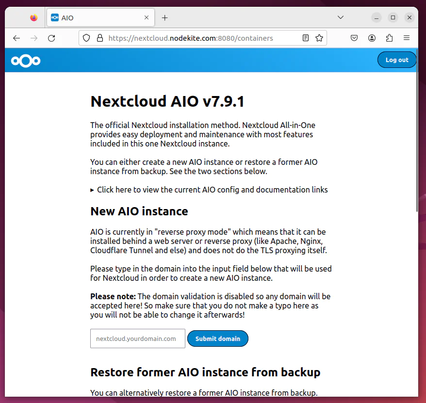 Как установить последнюю версию NextCloud AIO (все в одном) на Ubuntu/Debian/Fedora/RHEL/AlmaLinux/Rocky Linux/CentOS Stream