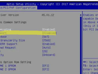 Как включить SR-IOV из прошивки BIOS/UEFI вашей материнской платы