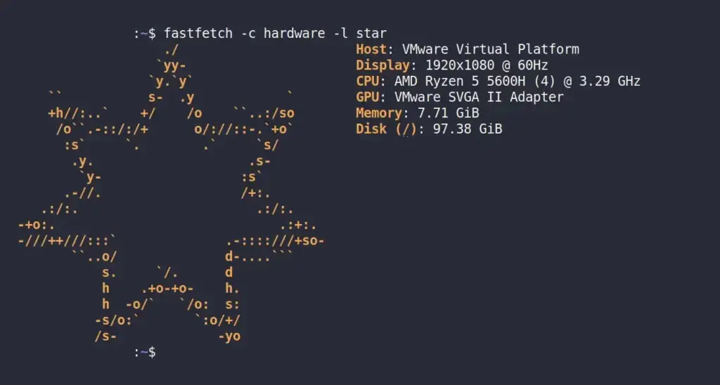 Fastfetch: инструмент для получения системной информации в Linux